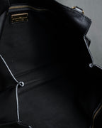 "Salvatore Ferragamo" Vertical gancini drawstring hobo bag