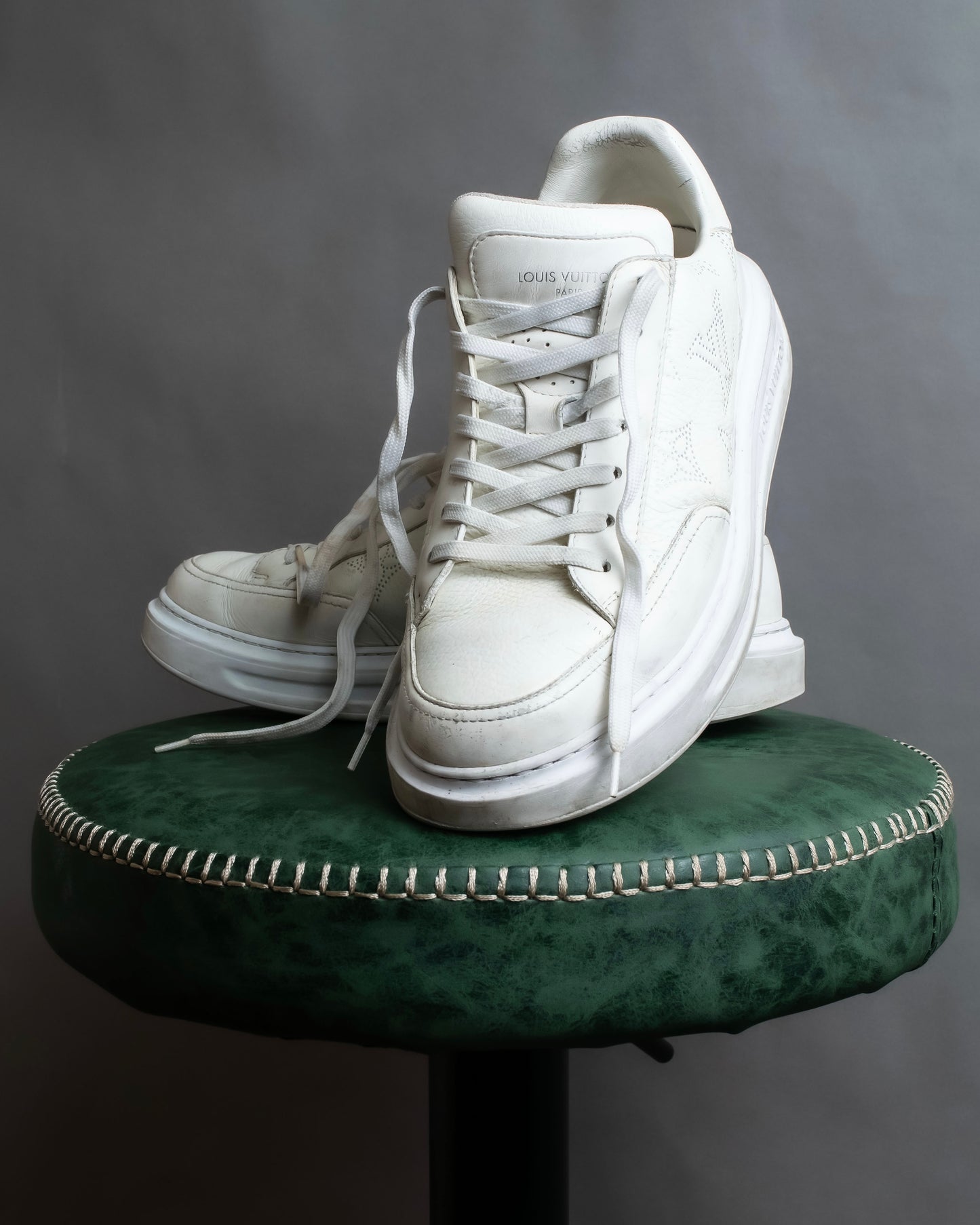 "LOUIS VUITTON" Monogrammed beverly hills line sneakers