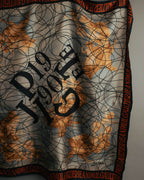 “Jean Paul Gaultier” 90’s-00’s Graphic logo scarf