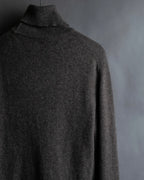 "HERMES" Margiela period cashmere high neck knit pullover