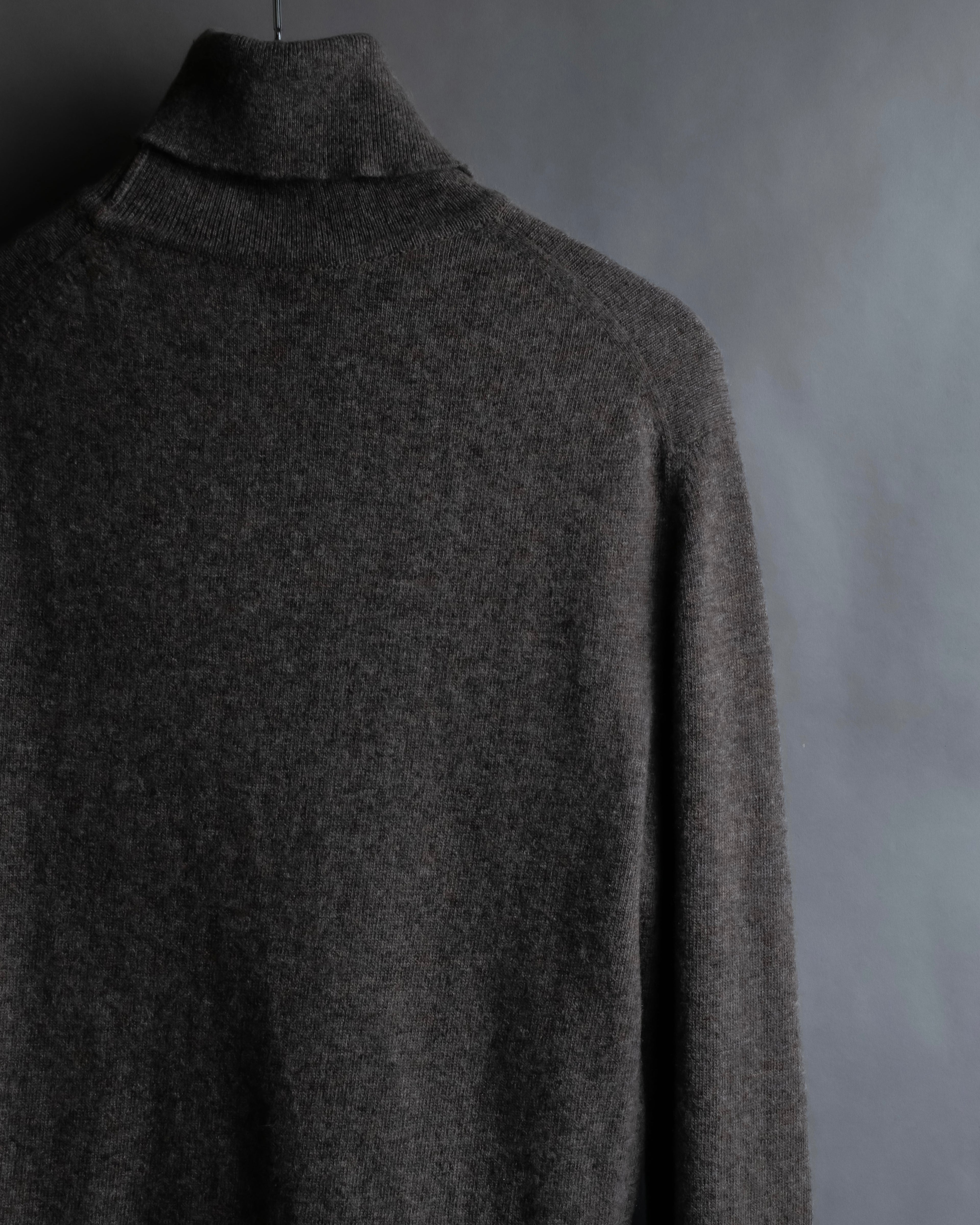 "HERMES" Margiela period cashmere high neck knit pullover