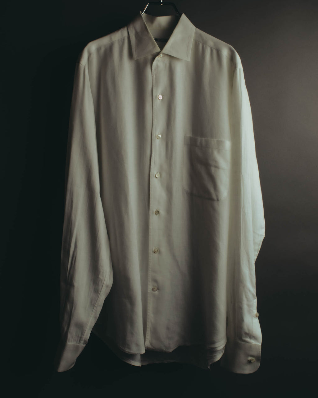 "Loro Piana" Lightweight linen long sleeve shirt