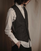 "Maison Margiela" 2011 AW pinstripe tailored vest