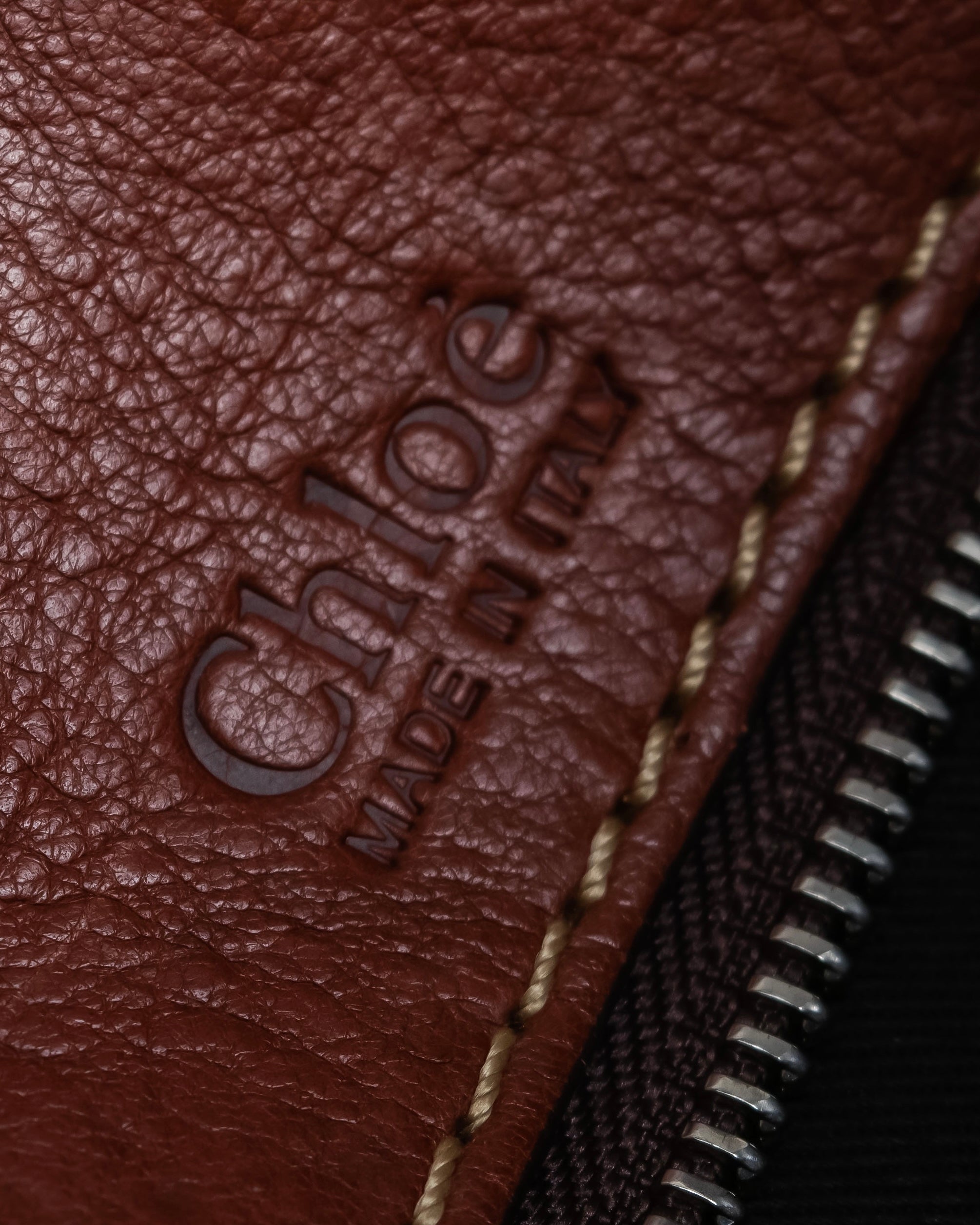 "Chloe" Edith series crossbody leather bag