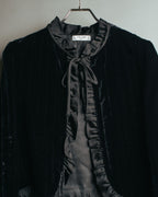 -SPECIAL- “CELINE” 80’s-90’s velvet frilled chain setup