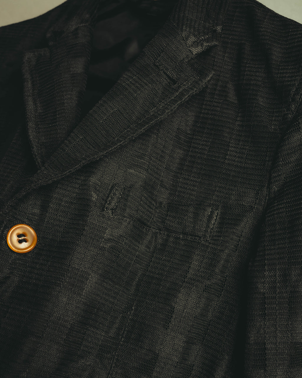 "COMME des GARÇONS COMME des GARÇONS" 13AW Textured three-button blazer