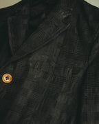 "COMME des GARÇONS COMME des GARÇONS" 13AW Textured three-button blazer