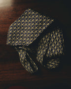 "GUCCI" 80's Nautical patterned silk necktie