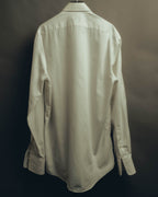 "Yves Saint Laurent" 80's-90's Classic off white dress shirt