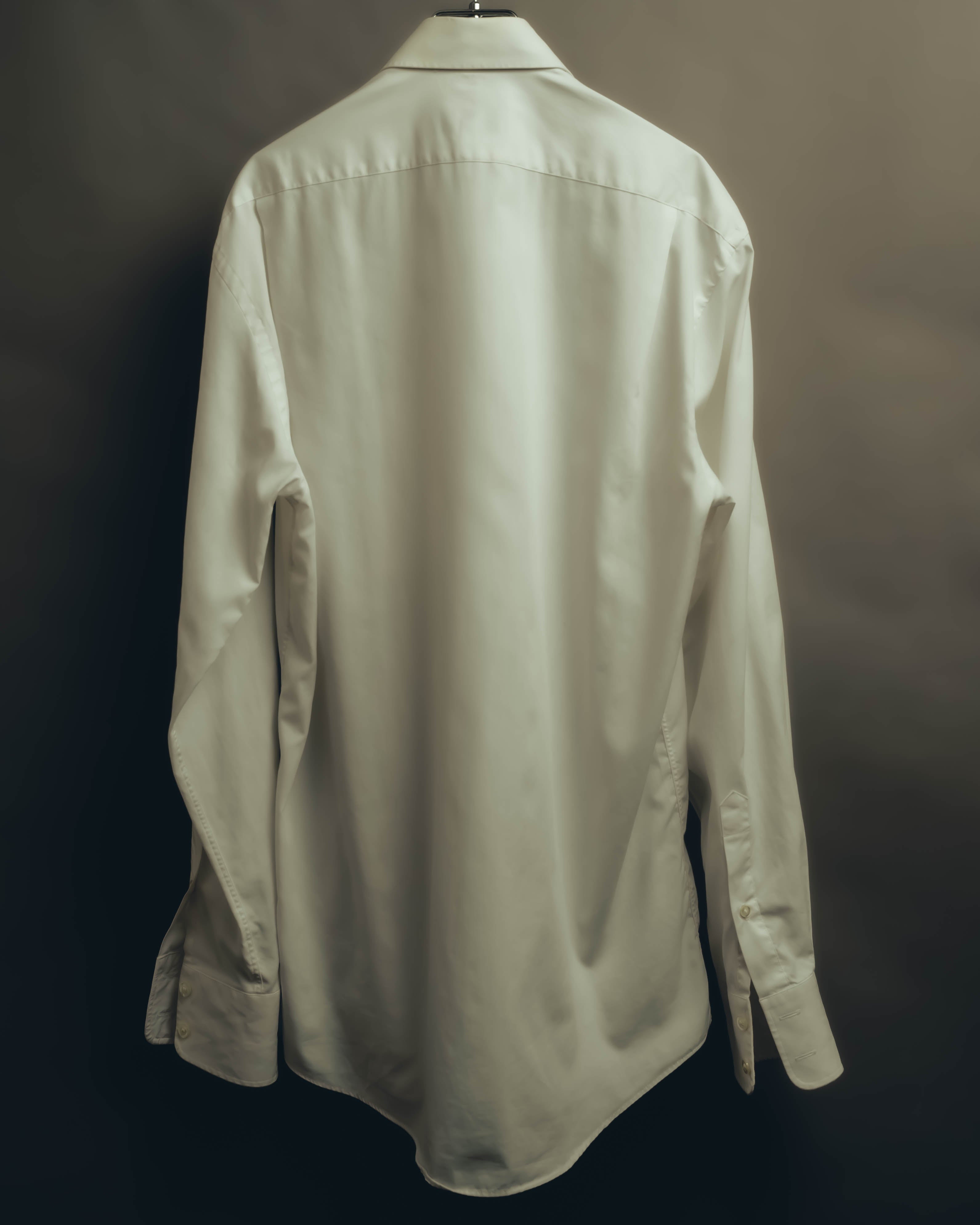 "Yves Saint Laurent" 80's-90's Classic off white dress shirt