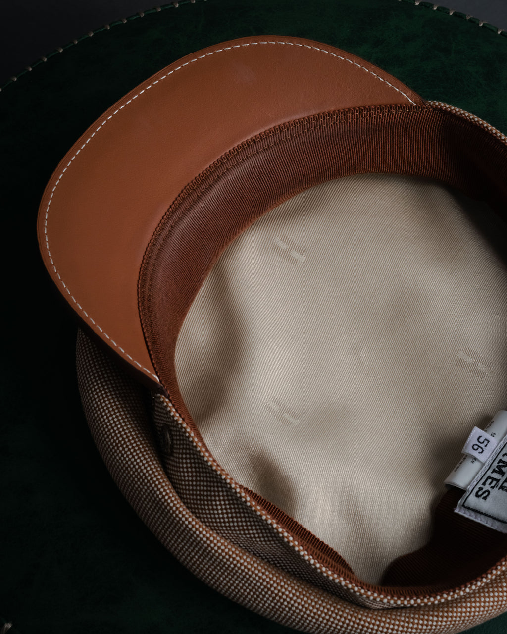 -SPECIAL- “HERMÈS” 2015-2022 leather visor casquette