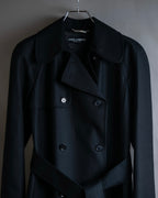 "Dolce &amp; Gabbana" Double-breasted belted mid length trench coat