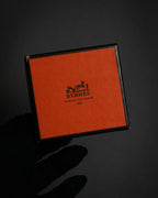 "HERMES" 90’s horn motif buffalo horn clip earrings