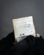 –SPECIAL– “HERMES” 90’s-00’s Bias rib merino knit sweater