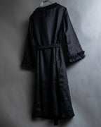 "S Max Mara" Tiered frill design belted dress