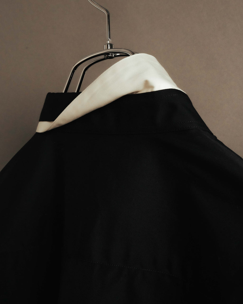 “Alexander McQueen” 10’s Layered double-collar contrast trim shirt