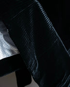 "GIORGIO ARMANI" Beautiful shape velour tailored jacket