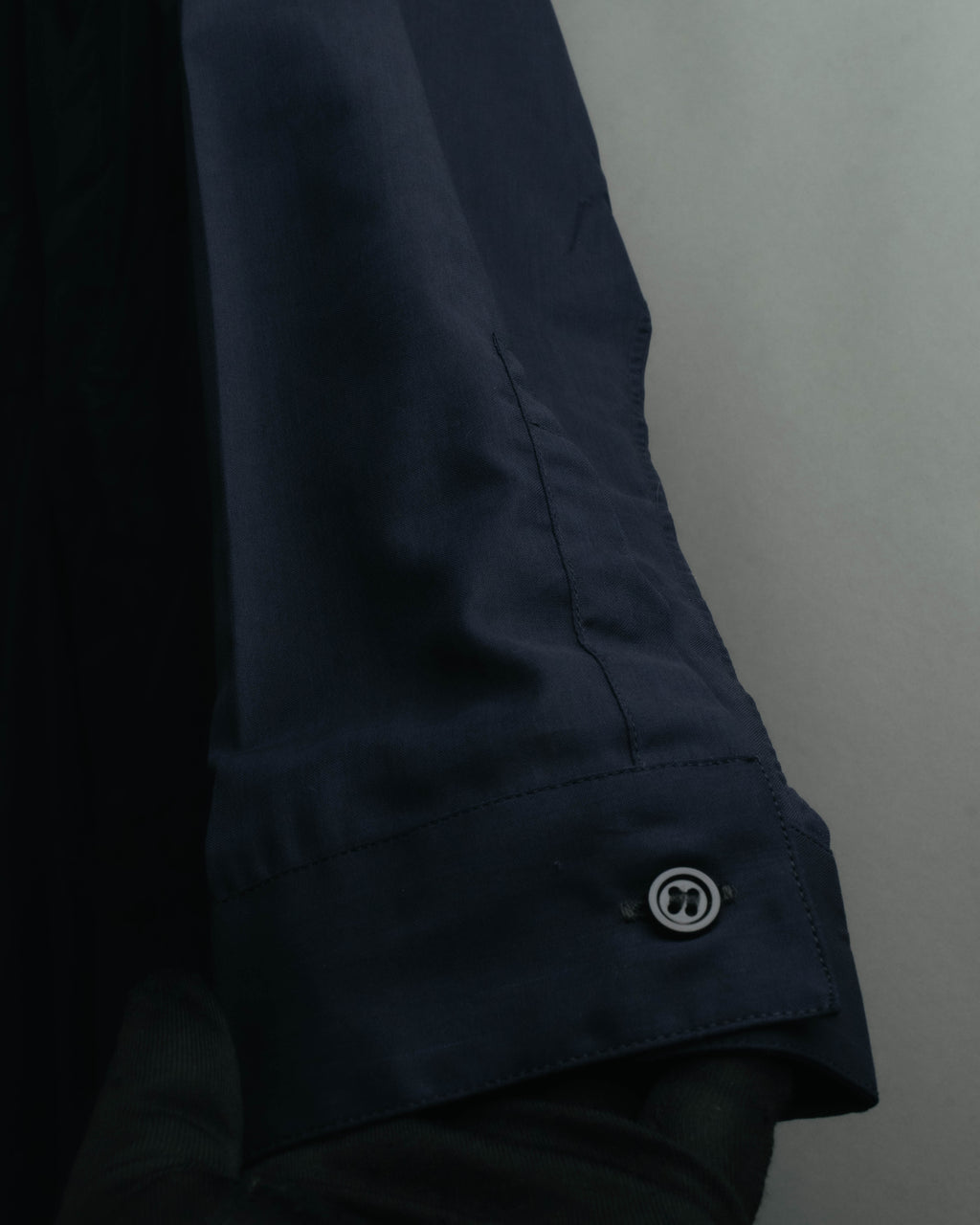 “Dior Homme” 00’s Sheer cotton concealed placket shirt