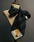 "Dolce & Gabbana" 00's-10's Silk wool scarf tie