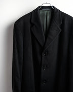 "ARMANI COLLEZIONI" Classic detail cashmere blend long chester coat