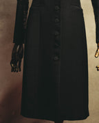 "Bottega Veneta" 90's-00's Sculptural tailored long coat