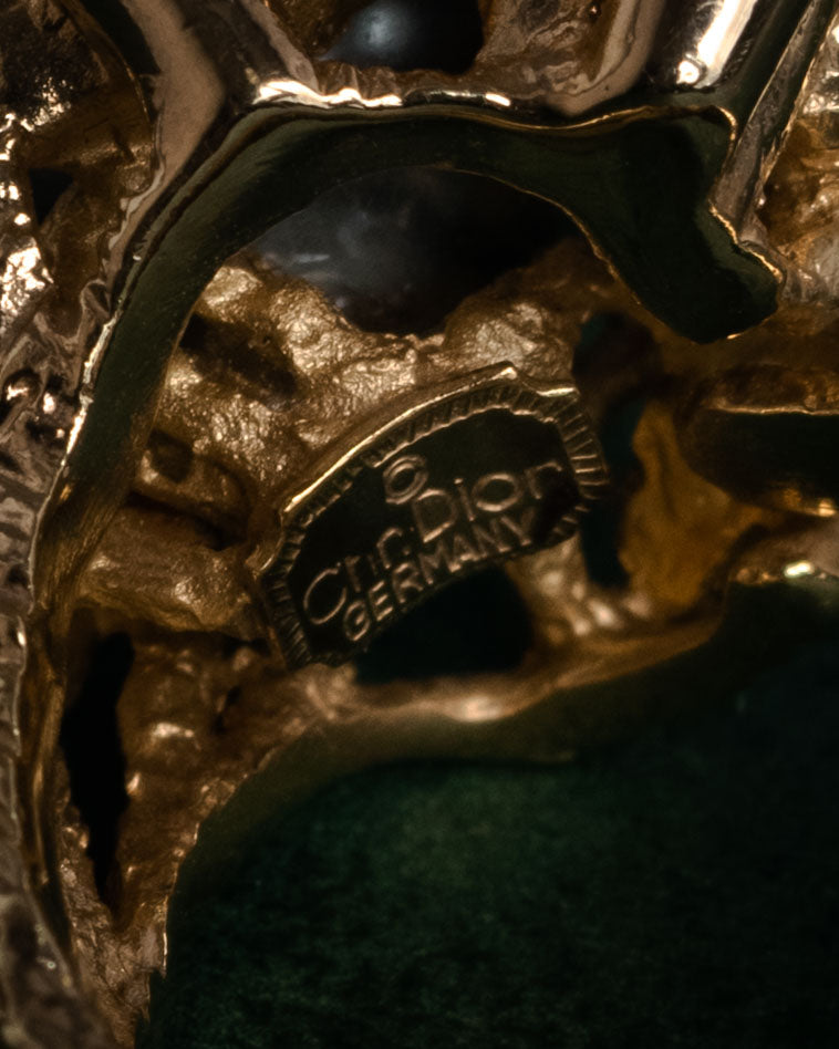 “Christian Dior” 60’s-70’s Organic pearl cluster ring