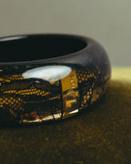 “Dior” 2002-2010 Lace embedded lucite bangle