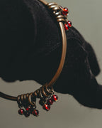 "Jean Paul Gaultier" 90's-00's Sculptural red bead bangle