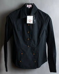 "Vivienne Westwood RED LABEL"
 Front button cutting design shirt