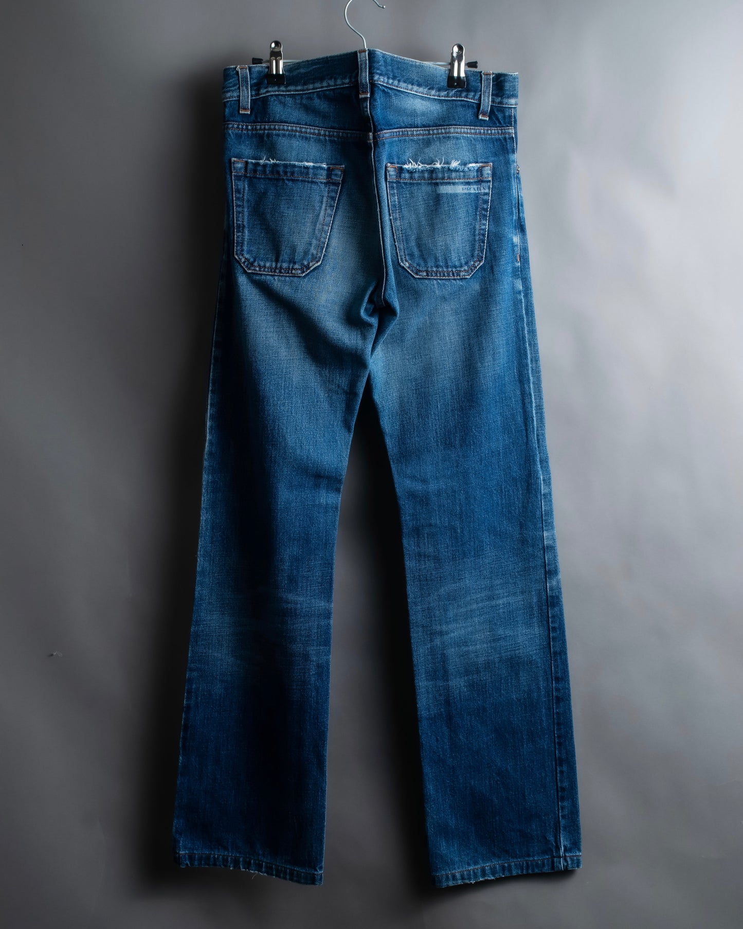 "PRADA" Vintage style three dimensional cut jeans