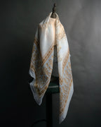 “Christian Dior” 80’s-90’s Classical cornucopia silk scarf