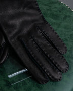 "Antonio Murolo" Deerskin signature leather gloves