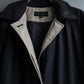 Vintage bicolor super long spring coat