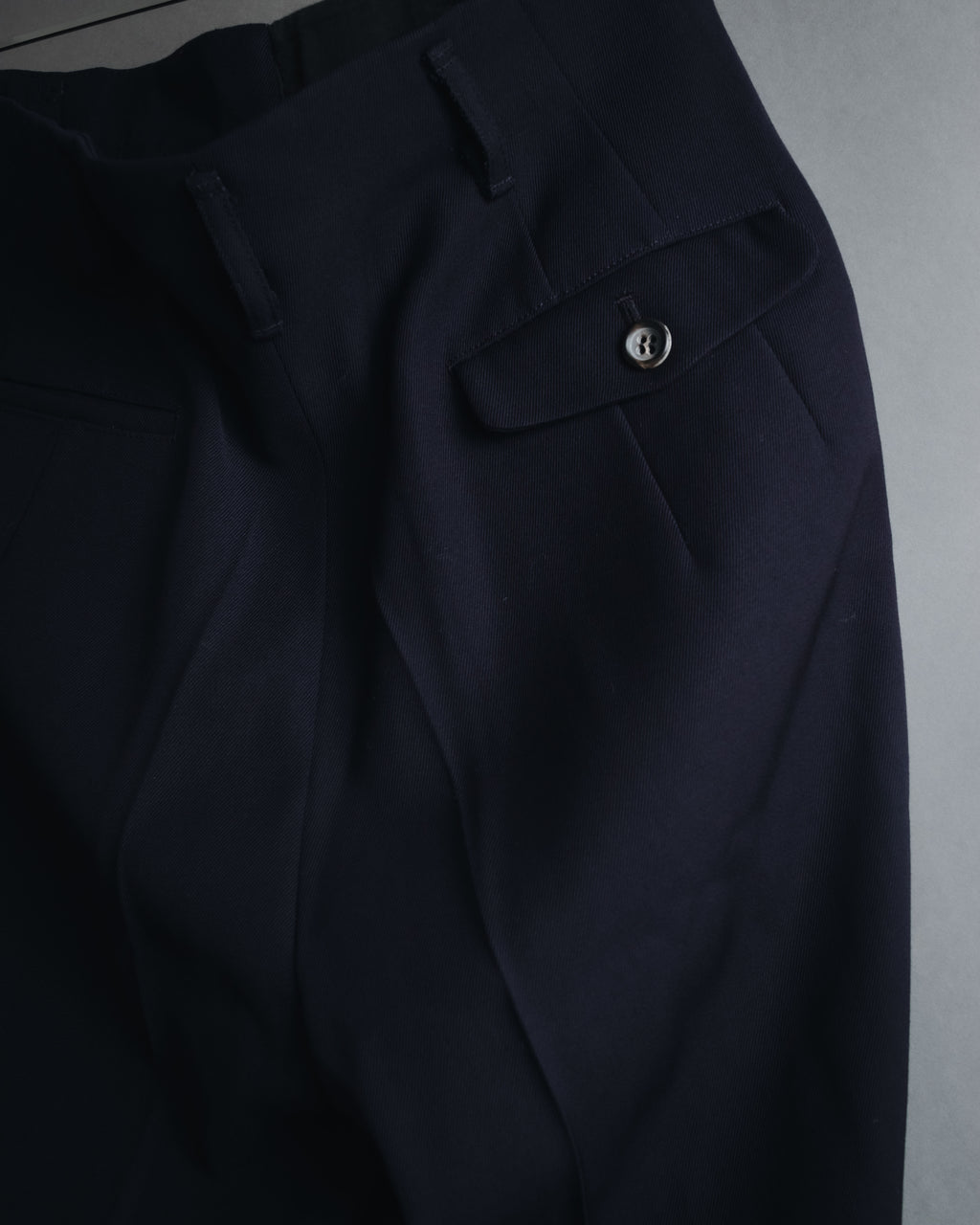 "JIL SANDER" 90’s pure new wool minimalist slacks