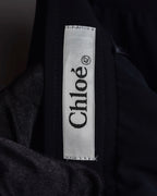 "Chloe" Fold-in pleats maxi length skirt