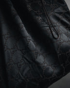 "GUCCI" 90’s-00’s suede piston-closure shoulder bag