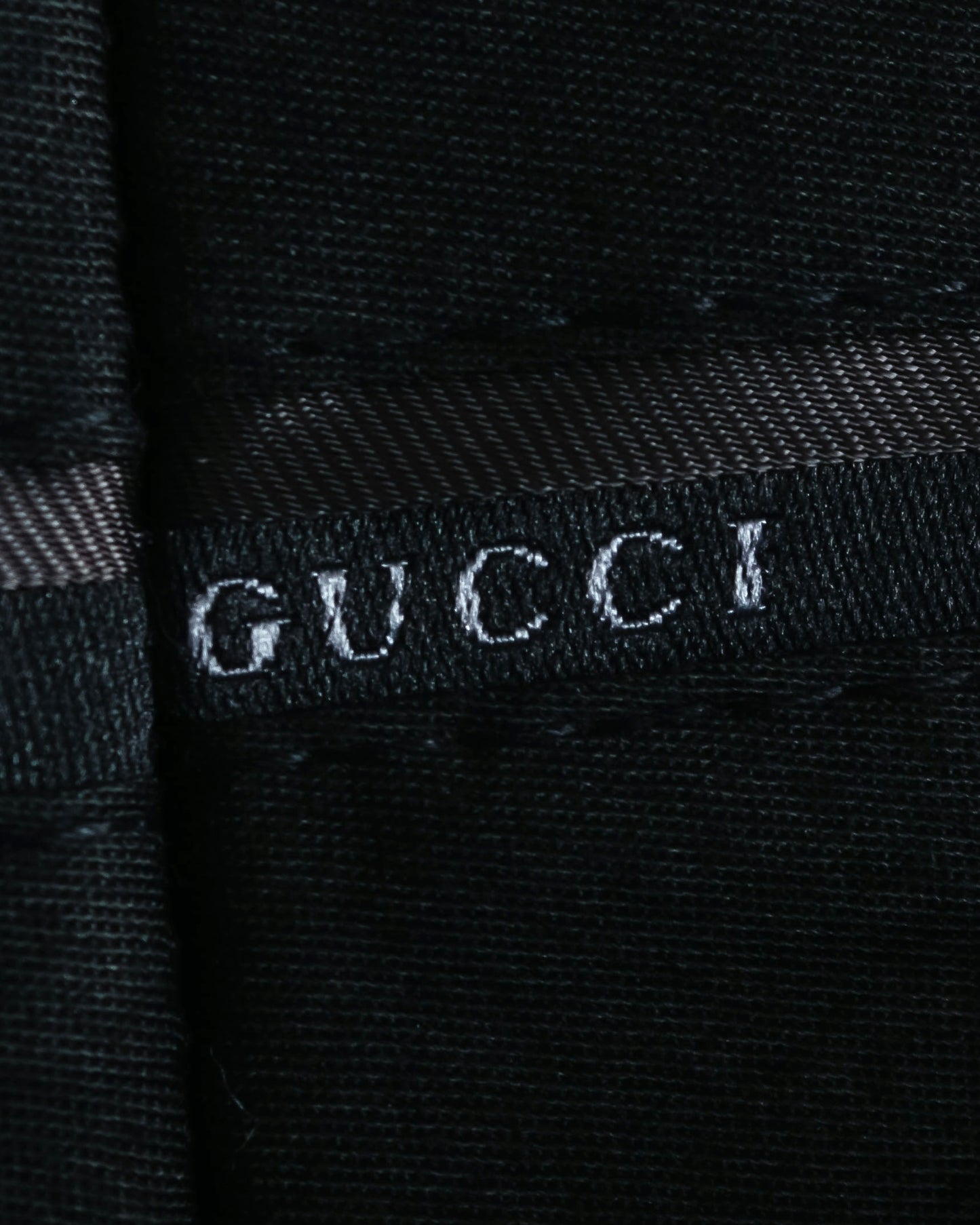 “GUCCI”  chalk stripe designed wide pants