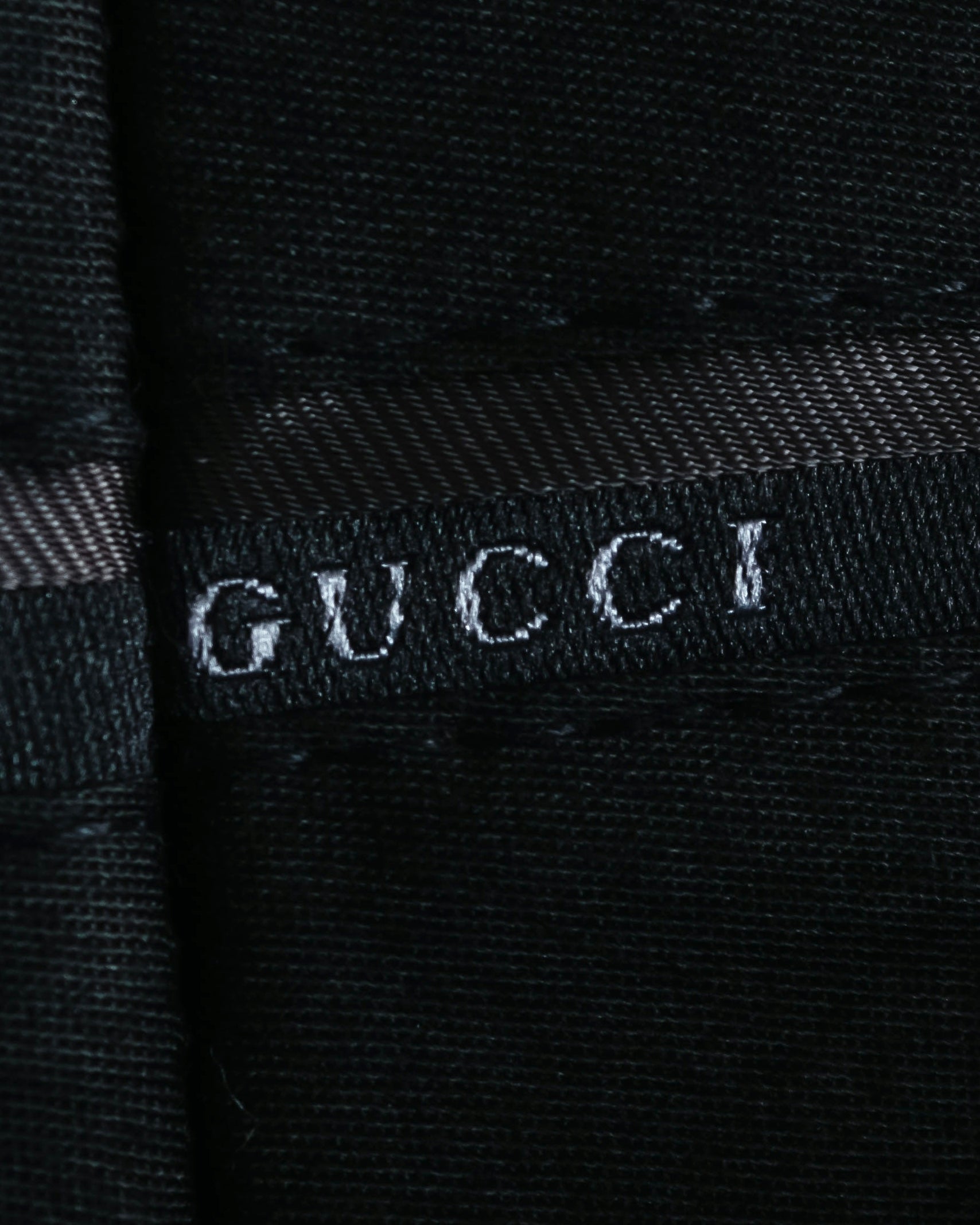"GUCCI" chalk stripe designed wide pants