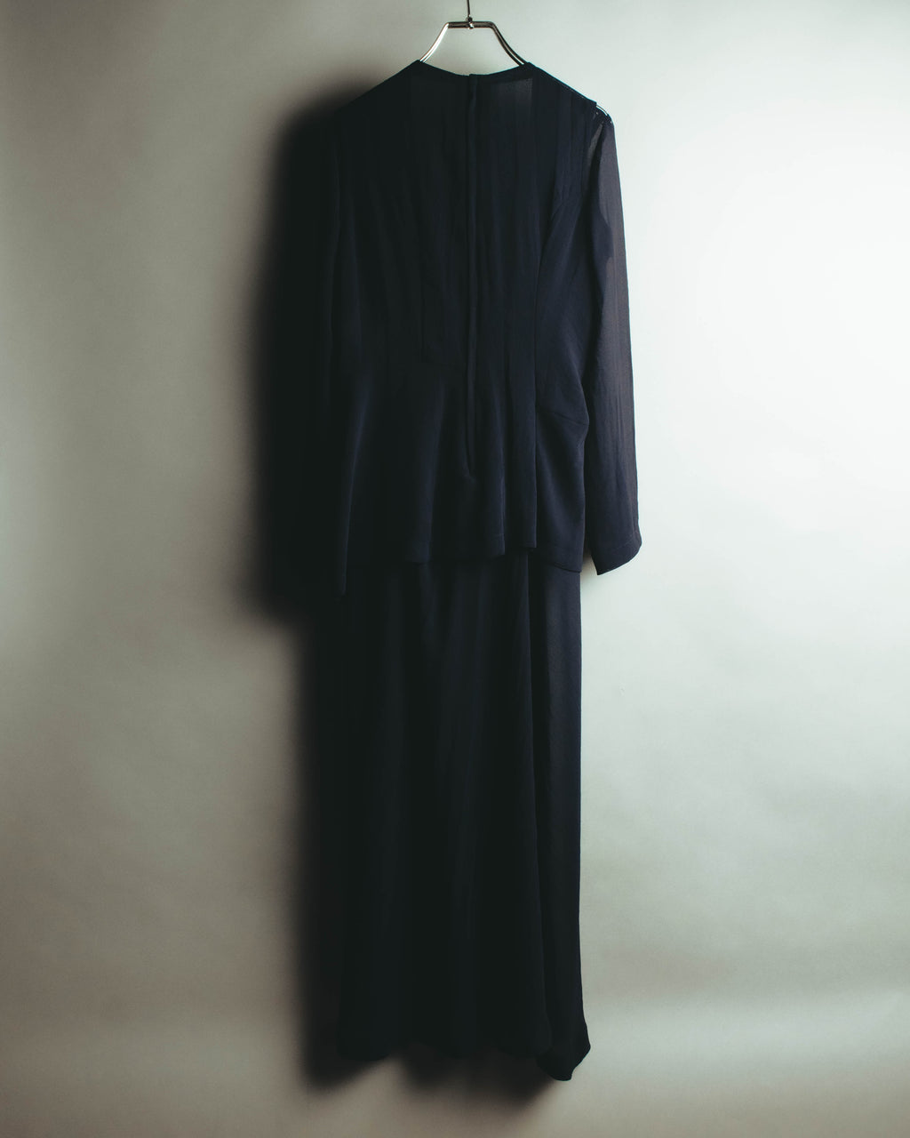 "COMME des GARÇONS" 90's Sculptural ruffle maxi dress