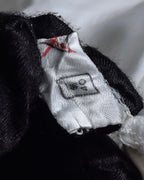 "Christian Dior" 90's Logo engraved striped shirt