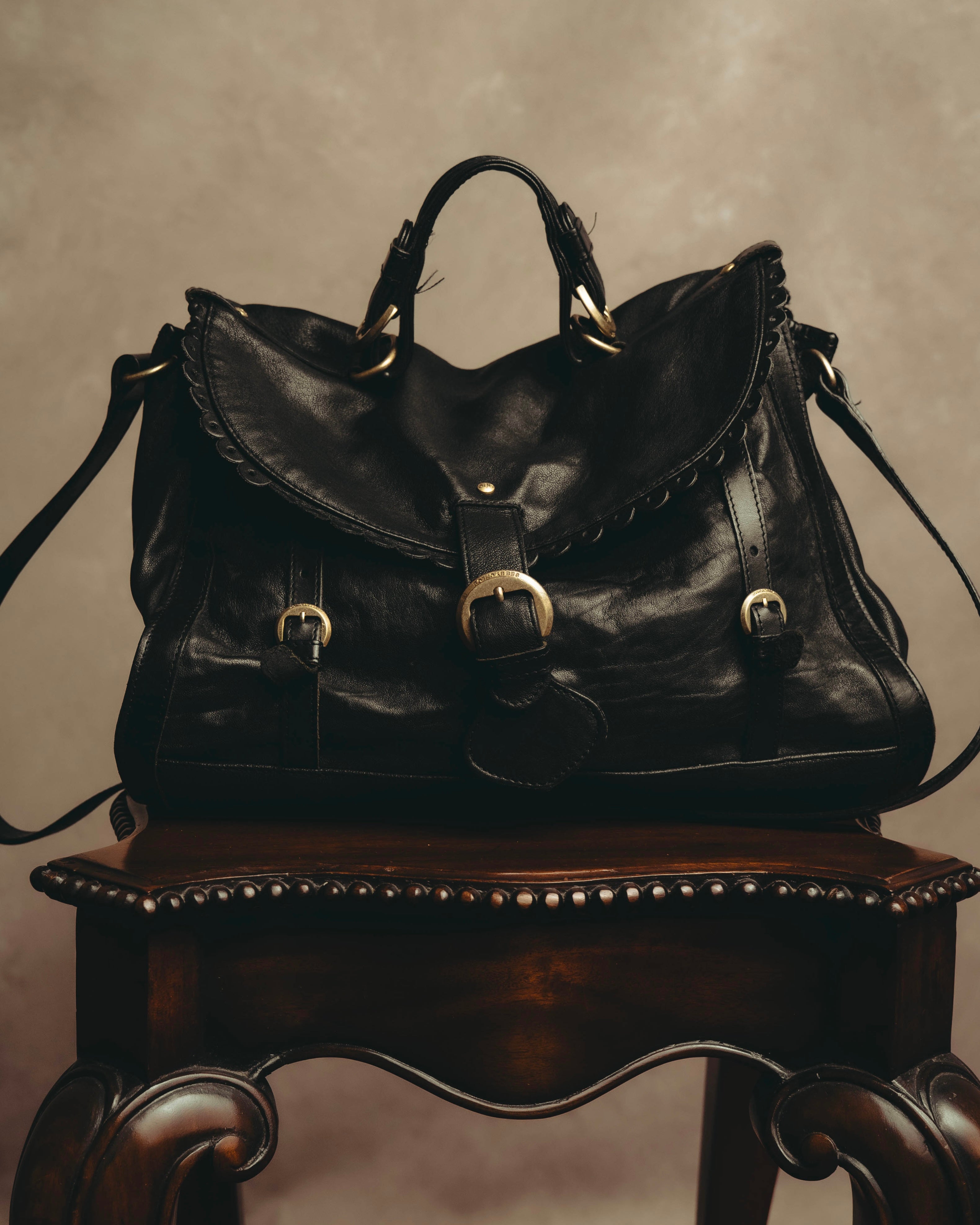 "SEE BY CHLOÉ" 00's-10's Soft black leather shoulder bag