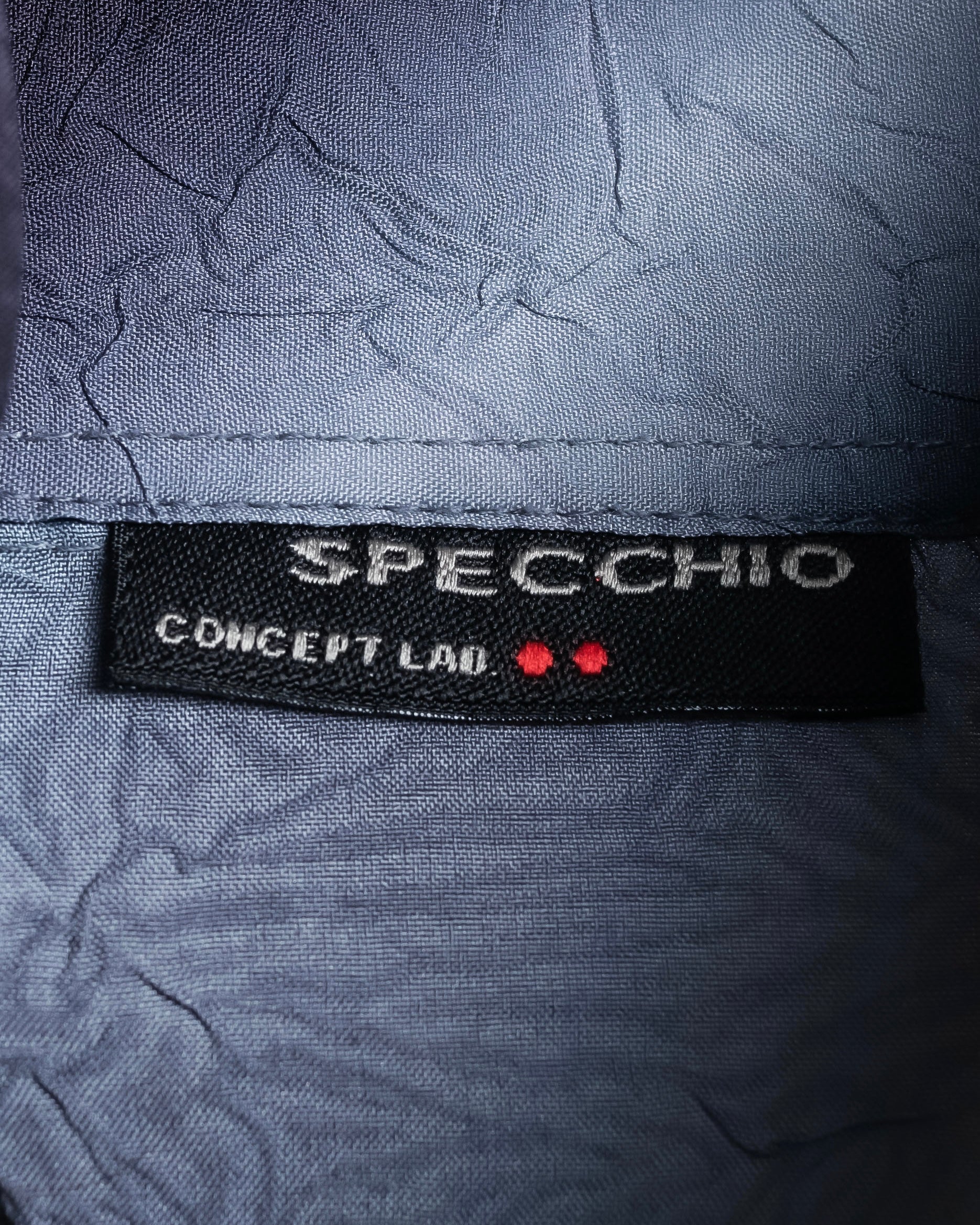 Vintage wrinkled unevenly dyed shirt