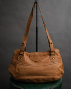 “MARCO BUGGIANI” 2004-2009 Soft leather multi pocket shoulder bag