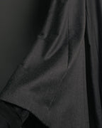 -SPECIAL- "CHANEL" 00's Soft wool cashmere wide leg trousers