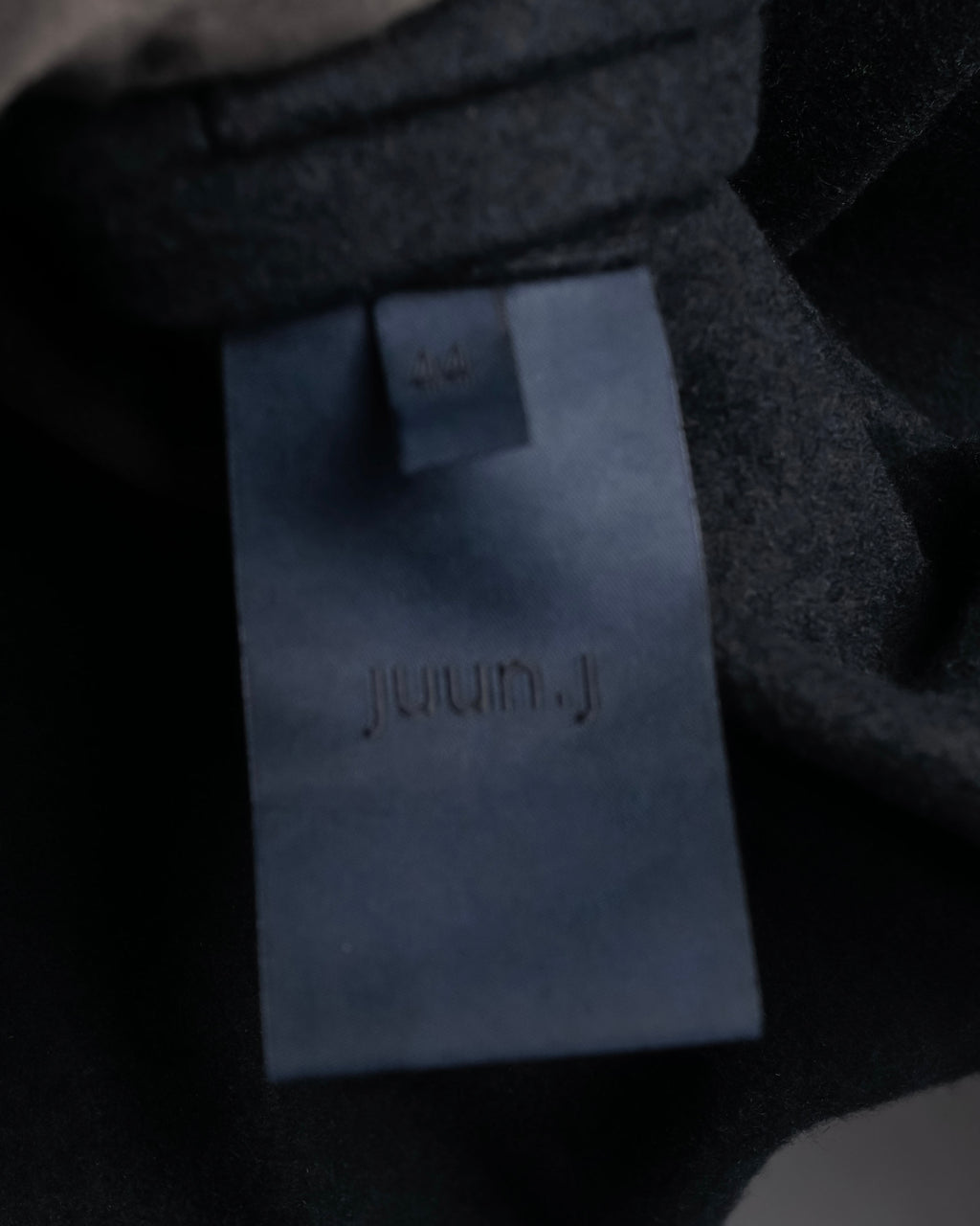 "Juun.J" Zip-up blouson docking design jacket