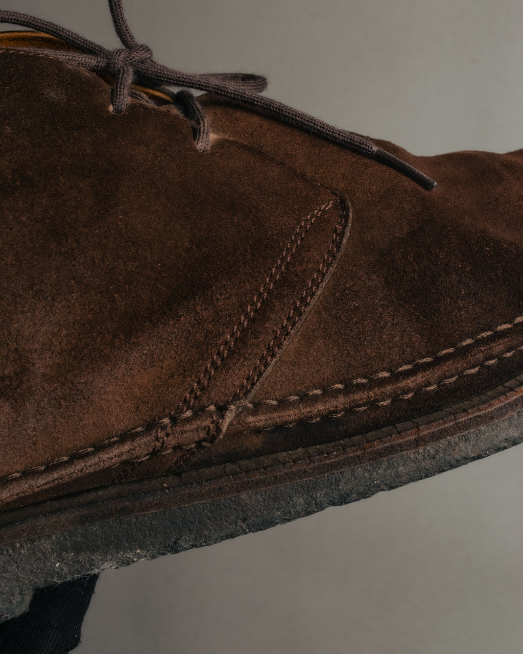 -SPECIAL- “HERMÈS” 1998-2003 Suede square toe chukka boots