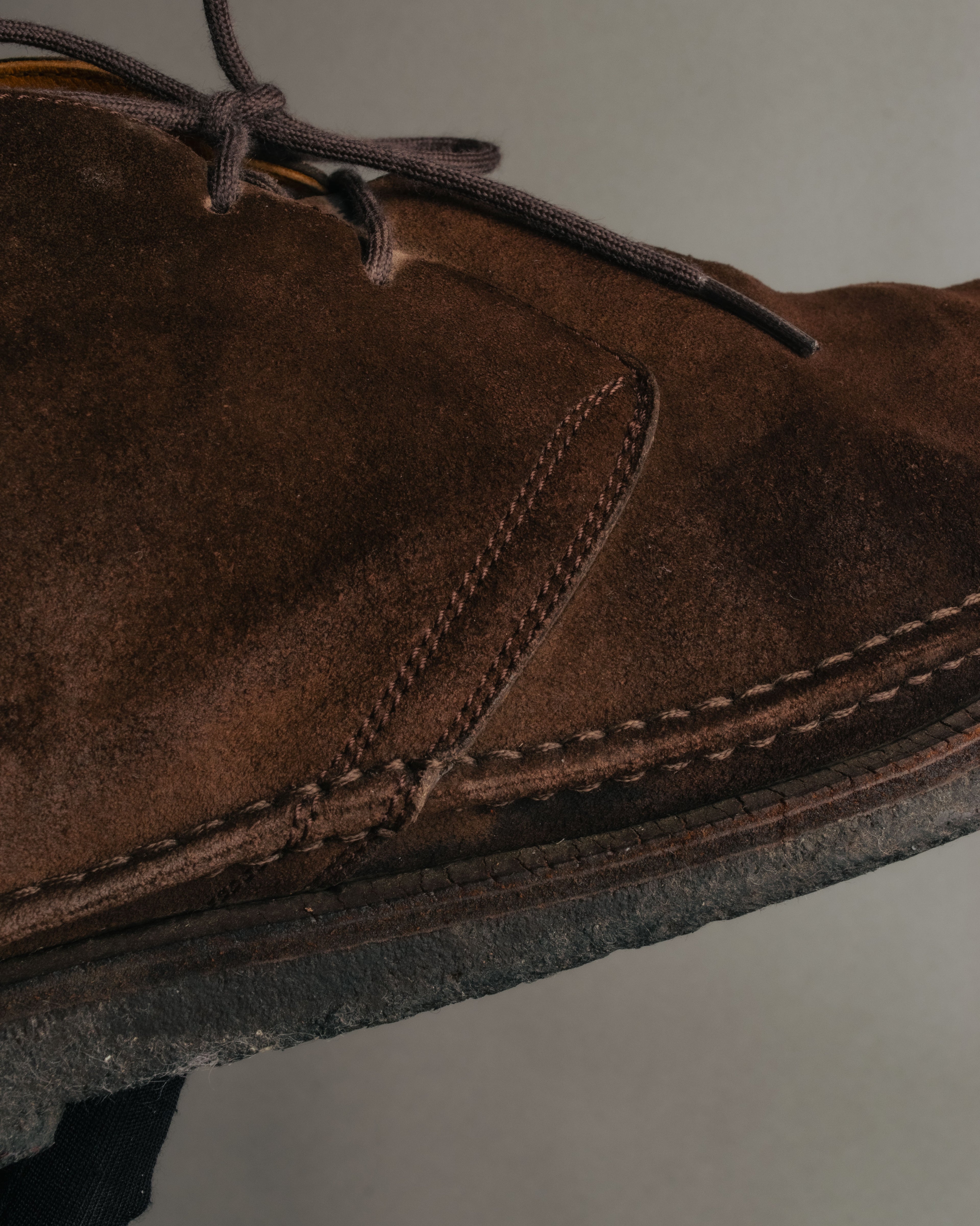 -SPECIAL- “HERMÈS” 1998-2003 Suede square toe chukka boots