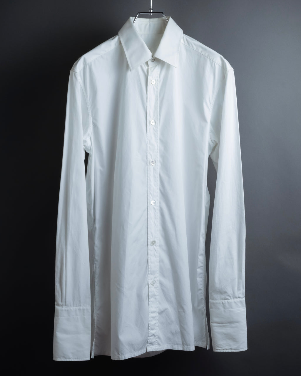 "MAISON MARGIELA" 20AW Long cuff design cotton white shirt