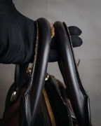 “BURBERRY” 2010’s Brogue tassel leather bag