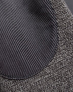 "MAISON MARGIELA" 13AW Patch accented low gauge wool cardigan